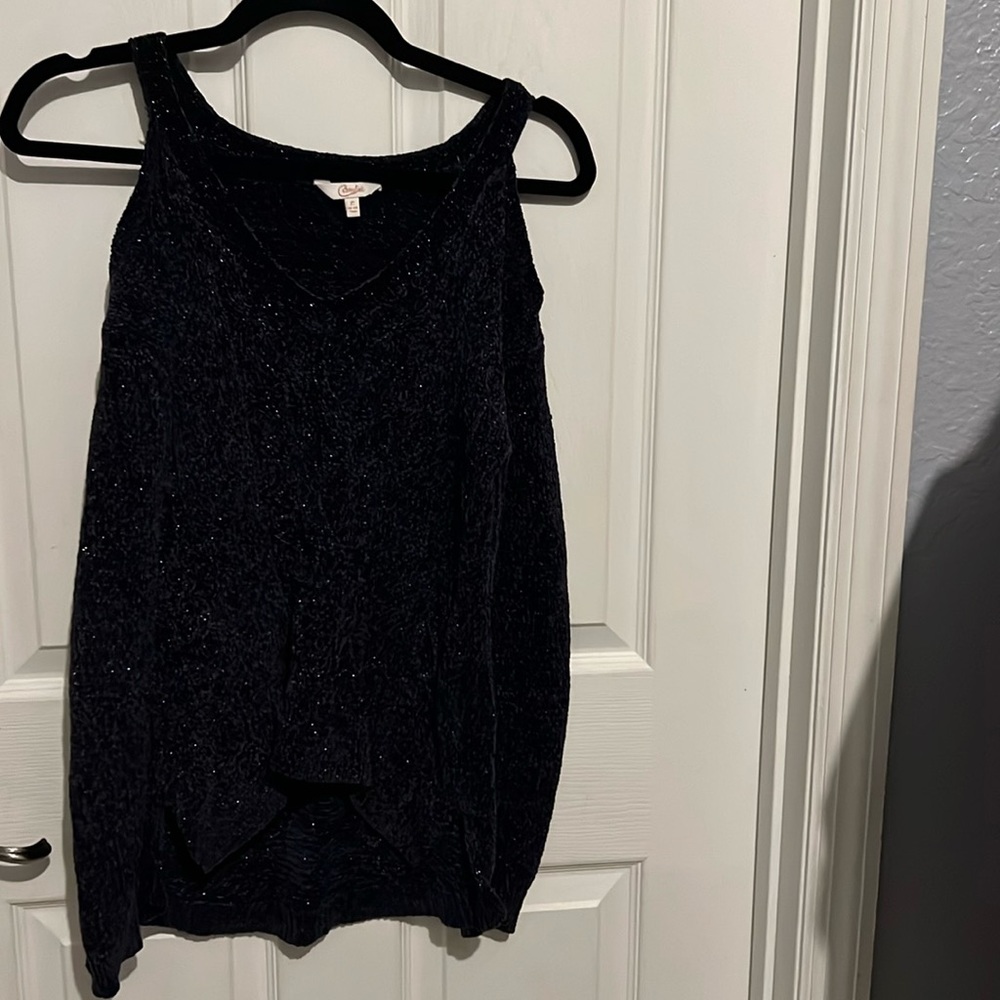 Candies Glitter Purple Sweater top